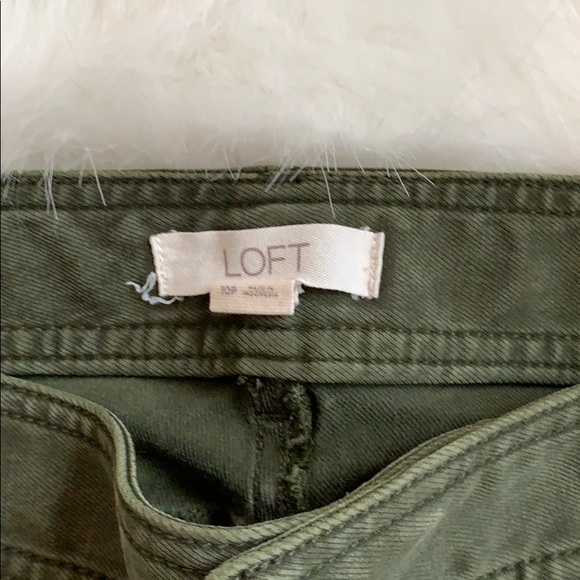 Green Loft Ankle Pant - Picture 3 of 4